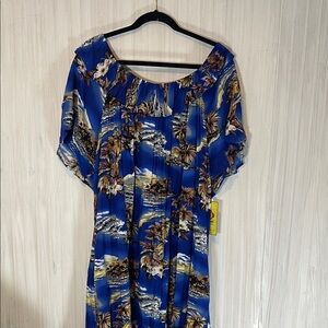 NWT HILO HATTIE MUMU DRESS ALOHA 3XL